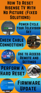 How To Reset Hisense TV With No Picture {Fixed Solutions}