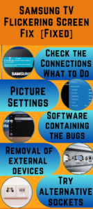 Samsung TV Flickering Screen Fix [Fixed]